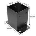 Likeem 4 X 4 Post Base 8 Pcsinner Size 3 6x3 6deck Post Baseheavy Duty Metal