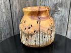 John Noyes 1999 Juniper Wood Rustic Candle Holder Made In Montana Signed
