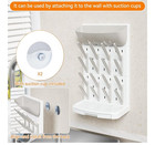 Vertical Baby Bottle Drying Rack With Brush- Hold 16 Bottles