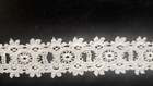 Vintage antique  White  Cotton  Insertion  Lace  13   Yards  2 Pcs  