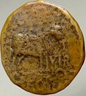 Emperor Tiberius Provincial Roman Coin 14-37ad Bull 29mm Calagurris Very Rare