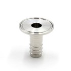 Hfs r  1 5  Tri Clamp To 3 4  Hose Barb Adapter 304 Stainless Steel