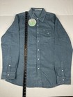 Criquet Men s Corduroy Pearl Snap Long Sleeve Western Xl Button Blue Nwt
