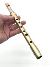 Signature  Brass   Copper High D Irish Tin Penny Whistle By Nick Metcalf Tunable