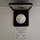 2023 American Silver Eagle 1 Oz  999 Fine Silver Bu Coin W  Box   Coa Type 2