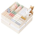 Drawer Organizer Clothes  10 Pack Dresser Organizer For Baby 10pack Beige