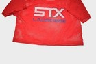 Vintage Lacrosse Jersey Mens Large Red Styx Practice Cropped Mesh Russell Usa