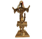 Vintage Brass Woman Praying Figurine Jewish Jerusalem 5 75  Shabbat Candles