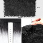 10 X 20 Inch Black Fake Fur Fabric For Crafts Sewing Diy