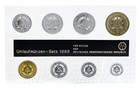 East Germany  ddr  1989 Official Bank 8-coin Mint Set Sealed Catalog  115