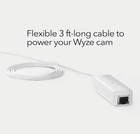 Wasserstein Poe Adapter Designed For Wyze V3 Camera Models 3ft