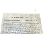 Declaration Of Independence Replica On Parchment 11 5x15 Inches