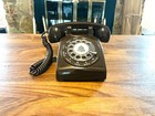 Vintage Itt Working Rotary Dial Telephone  Classic Brown  Desk Phone