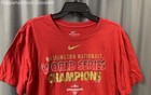 Nike Washington Nationals 2019 World Series Champions Red T-shirt Sz L