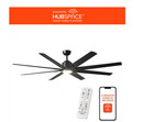 Home Decorators Kensgrove Ii 72 In  Smart Indoor outdoor Matte Black Ceiling Fan