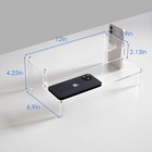 Bycy Acrylic Clear 2-tier Riser Display Shelf For Figures  Desserts Holder  C   