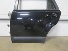 10-14 Subaru Legacy Lr Left Rear Driver Door Crystal Black Silica Pearl D4s