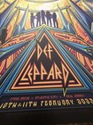 2023 Def Leppard - Atlantic City Lithograph Concert Poster New Jersey  Hologram