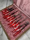 Set Of 12 Pieces Antique Bakelite Forks   Knifes 