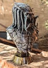 Predator Inspired Alien Hunter Hand Painted Metallic Fan Art Bust- 10in