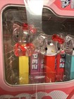 Pez Hello Kitty Sanrio My Melody Metal Lunch Box Crystal Heads 4 Dispenser Set