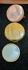 Mid-century Vintage Powder Mirror Compacts  Lot Of 3