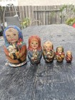 Vintage Unique Russian Nesting Doll 5pcs  6    By Famous Artist Elena Sachuk   1