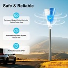 Home Windmill Kit 100w Vertical Axis Wind Turbine Generator 12v With Controller