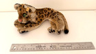 Antique Steiff 1950s Lying Leopard Rare With Ear Tag  12  Restoration Piece