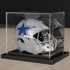 Mini Helmet Display Case Full Size Helmet Case With Mirror Back   Acrylic Dis   