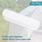 Farm Clamps  20mm White For Greenhouse Film Frame Pipe 10pcs