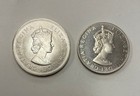 Bermuda -  2  Large Silver Crowns  1959   1964  - Popular
