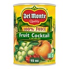  12 Pack  Del Monte Fruit Cocktail In Fruit Juice  Canned Fruit  15 Oz Can