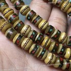 Vintage Tibetan 108  Mala - Buddhist Prayer Beads With Natural Patina
