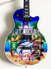 2021 Hard Rock Cafe Key West Country Colors Mini City Guitar W  Stand   Box
