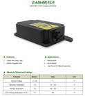 Fiber Coupled Laser 638nm 8w Red Diode Laser 400  m 800um Pluggable Fiber Ports
