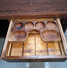 19th Century Solid Oak Antique Store Or Bar Counter Procured From Small Town Tx