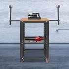 Rolling Planer Stand 550 Lbs Load Capacity Tool Stand Height Adjustable W wheels