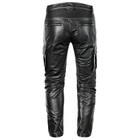 New Men s Black Genuine Lambskin Real Leather Casual Jeans Biker Leather Pant