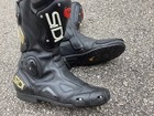 Sidi Motorcycle Boots 45 Black Pre Owned Size 11  Or 12  Us