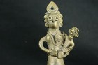 Nice Vintage Hindu Brass   Bronze Figurine 4   y7-w7-a8 
