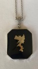 Vintage Powder Compact Necklace