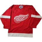 Vtg 90s Ccm Detroit Red Wings Hockey Jersey Youth Kids Boys L xl Signed 