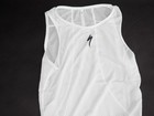 New  Specialized Sleeveless Base Layer Size Xs White Polyester Made In Italy
