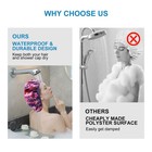 Women s 3-layer Terry Shower Cap - Waterproof   Reusable Bath Hair Cover