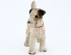 Cast Iron Wired Haired Fox Terrier Dog Hubley Doorstop 5lbs 10oz