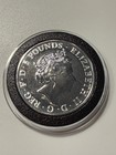 2016 Great Britain Queen   s Beasts Lion Of England 2 Oz  9999 Fine Silver Coin