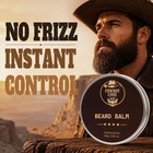 Beard Balm For Men  100  Natural Beard Conditioner   Softener With Shea Butter  