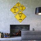 Scorpio Vintage Crossing Sign Xing Plastic Rustic Zodiac Horoscope Astrology For