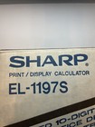 Vintage Sharp Calculator 1197s 10 Digit Printing Unit  Works Perfect